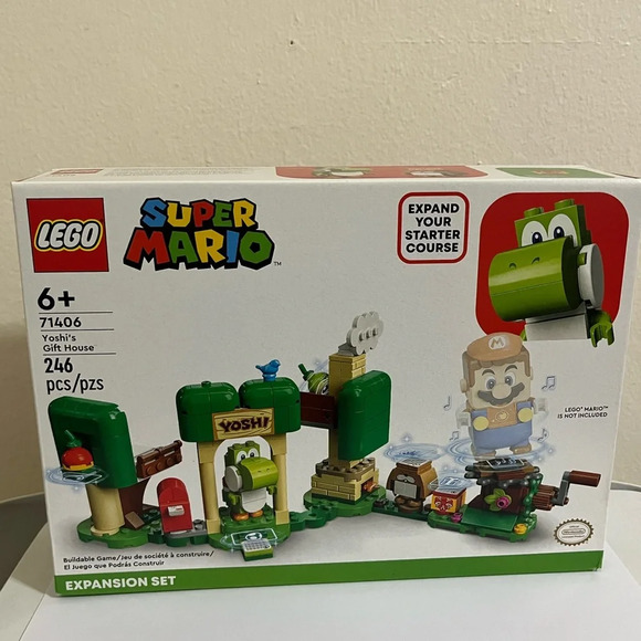 Lego 71406-Super Mario Yoshi’s Gift House Expansion Set - Picture 1 of 4